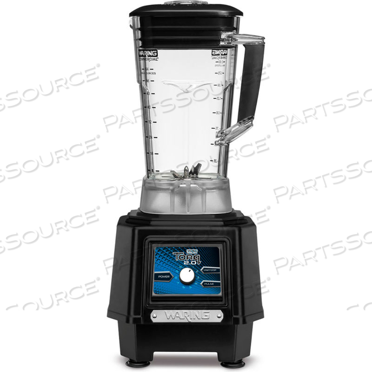 WARING TORQ BAR BLENDER 64 OZ. VARIABLE SPEED, COPOLYESTER JAR, 2 HP by Conair