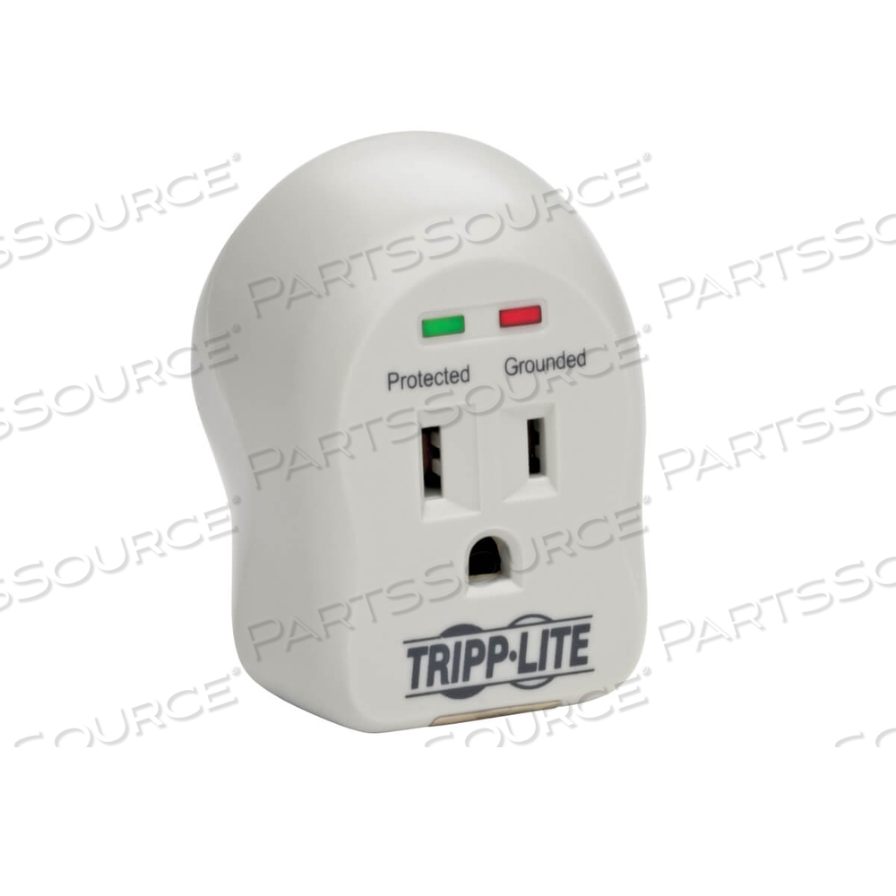 SURGE PROTECTOR WALLMOUNT DIRECT PLUG IN 120V 1 OUTLET 600 JOULE by Tripp Lite SURGE PROTECTOR WALLMOUNT DIRECT PLUG IN 120V 1 OUTLET 600 JOULE by Tripp Lite
