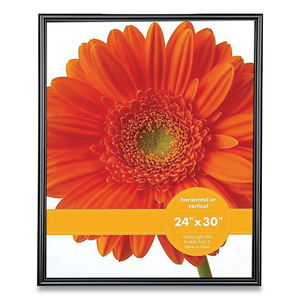 PLASTIC POSTER FRAME, 24 X 30 INSERT, BLACK by Victory Light