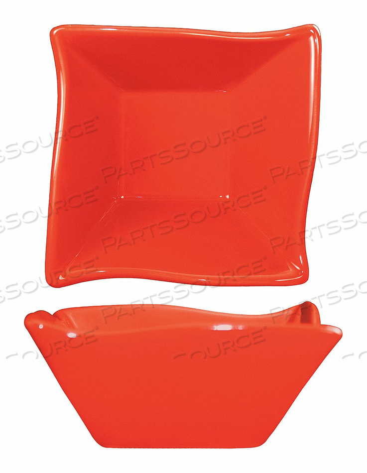 WAVE FRUIT BOWL 11 OZ CRIMSON RED PK24 by ITI