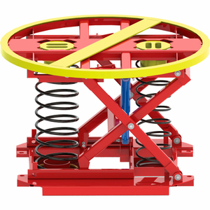 43-5/8 L X 43-5/8IN W STEEL PALLET PAL 360 SPRING-ACTUATED PALLET CAROUSEL AND SKID POSITIONER by SOUTHWORTH PRODUCTS CORP