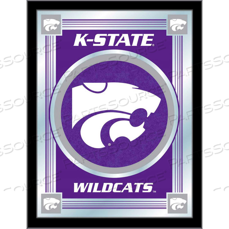 KANSAS STATE UNIVERSITY LOGO MIRROR 17"W X 22"H 