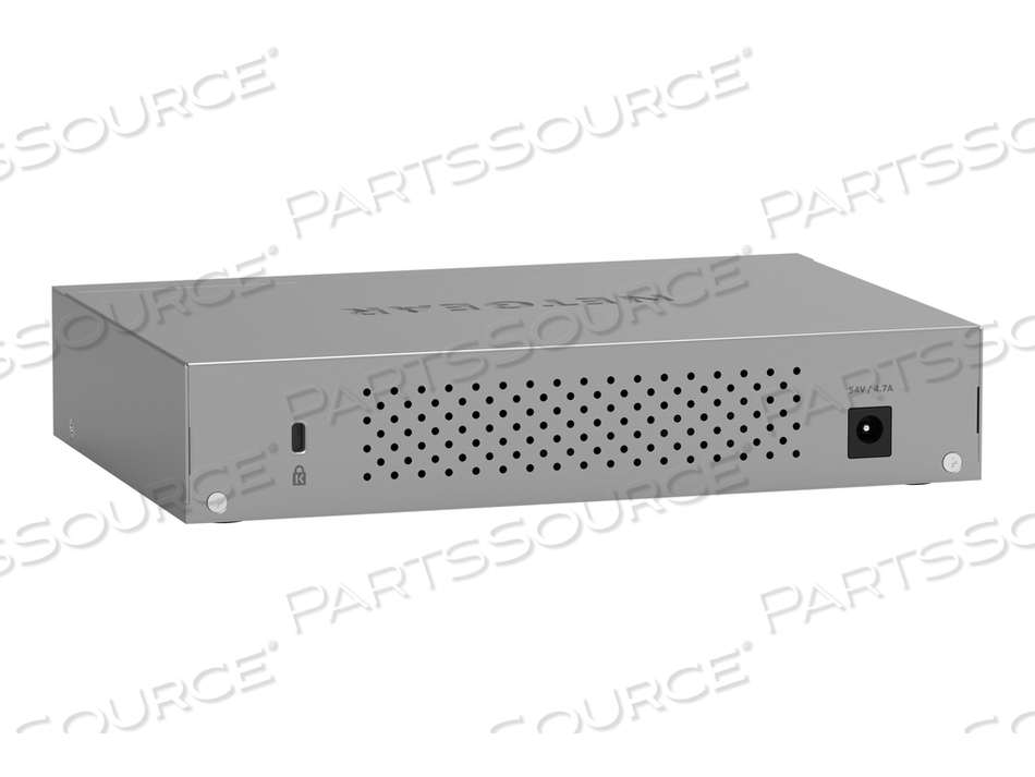 PLUS MS108EUP, SWITCH, MANAGED, 4 X 100/1000/2.5G (POE++) + 4 X 100/1000/2.5G (POE+), DESKTOP, WALL-MOUNTABLE, POE++ (230 W) by Netgear