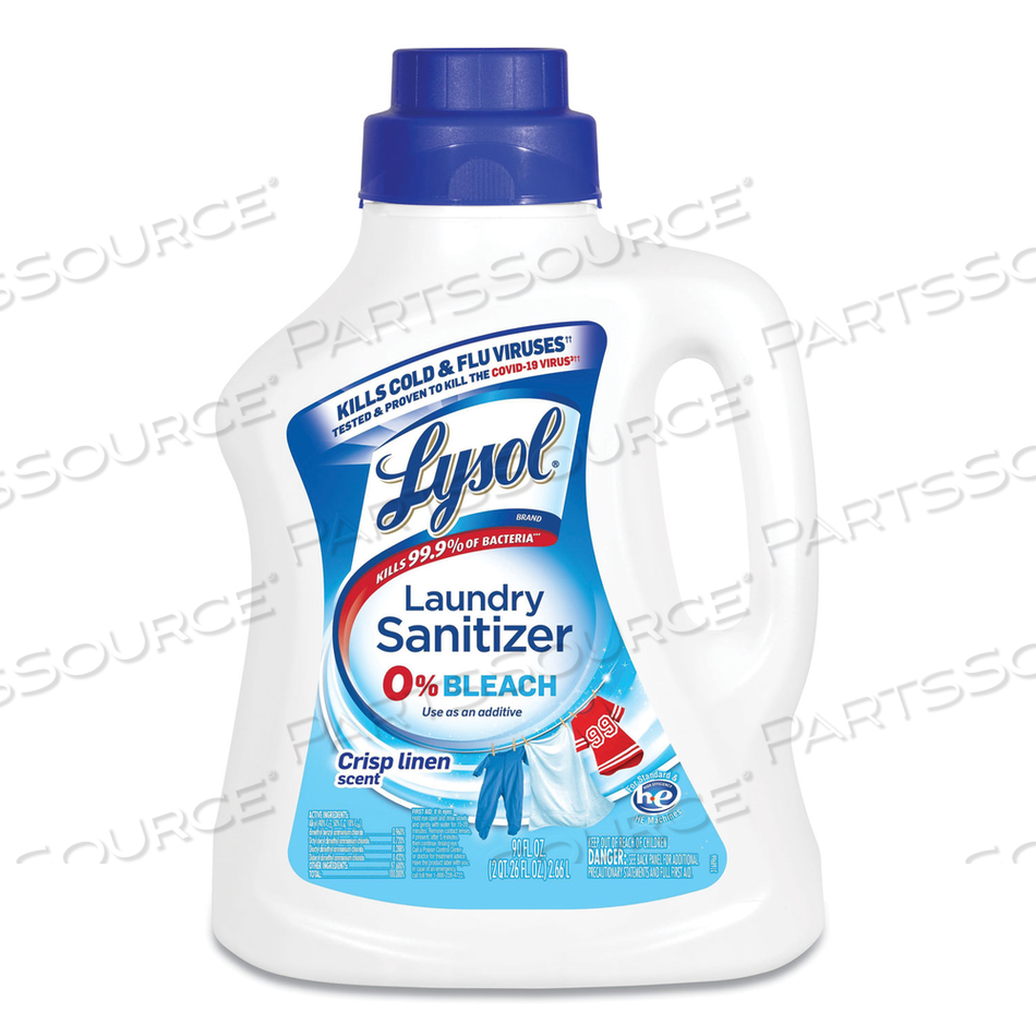 LAUNDRY SANITIZER, LIQUID, CRISP LINEN, 90 OZ by Lysol