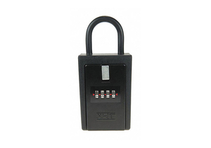 KEY/CARD LOCK BOX 4-LETTER BLACK by Nu-Set