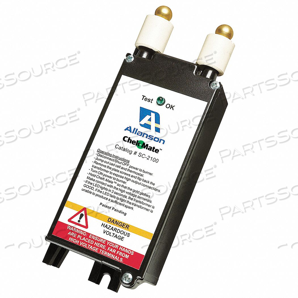 TRANSFORMER/IGNITOR TESTER " THE CHECK MATE " TESTS ALL 2 POLE ELECTRONIC IGNITORS & IRON CORE TRANS by Allanson Transformers