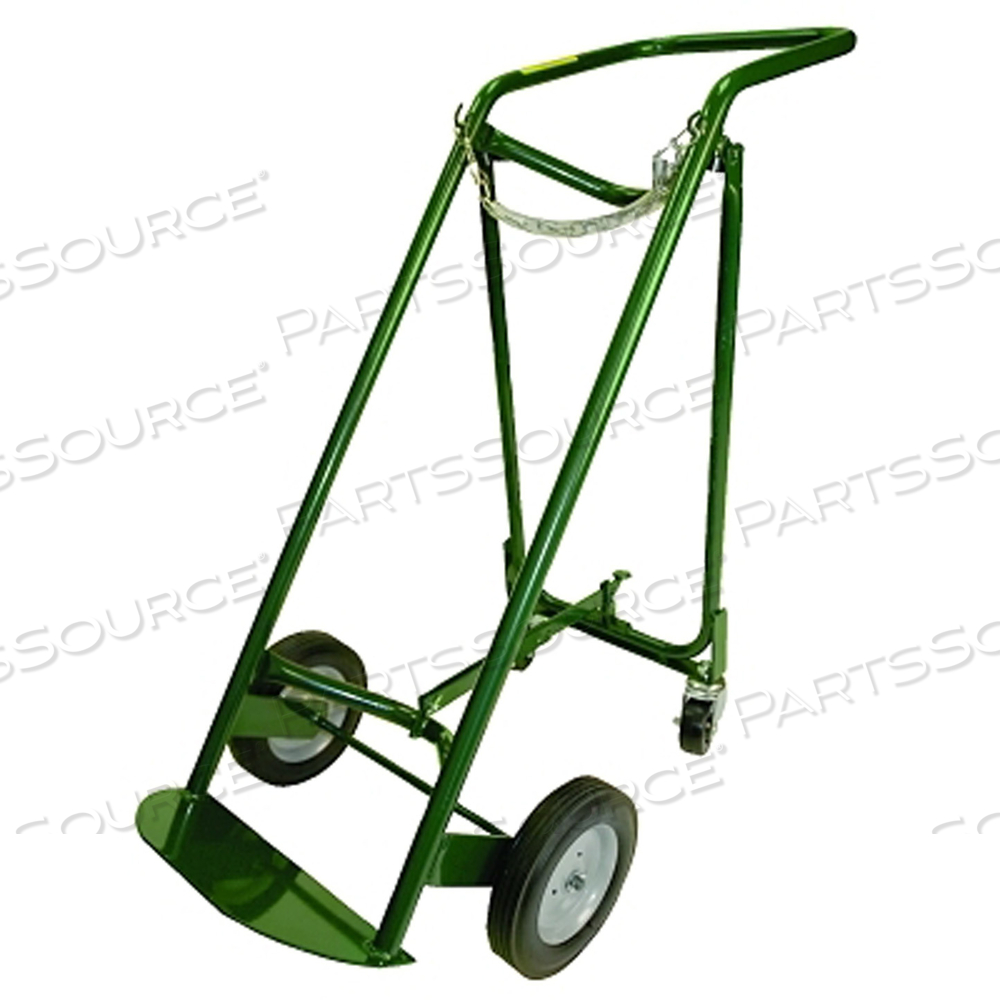 MG MODEL TRUCK, HOLDS 1 CYLINDER, 9-1/4 IN DIA, 8 IN SEMI-PNEUMATIC CONDUCTIVE/B.B. WHEELS by Harper