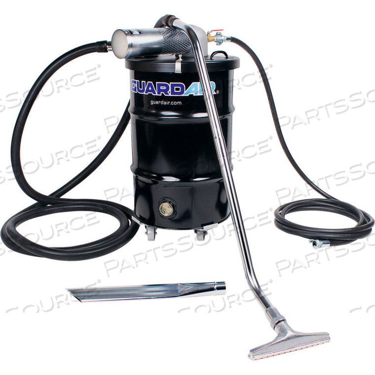 30 GALLON B VACUUM UNIT W/ 1.5" INLET & ATTACHMENT KIT - STATIC CONDUCTIVE 