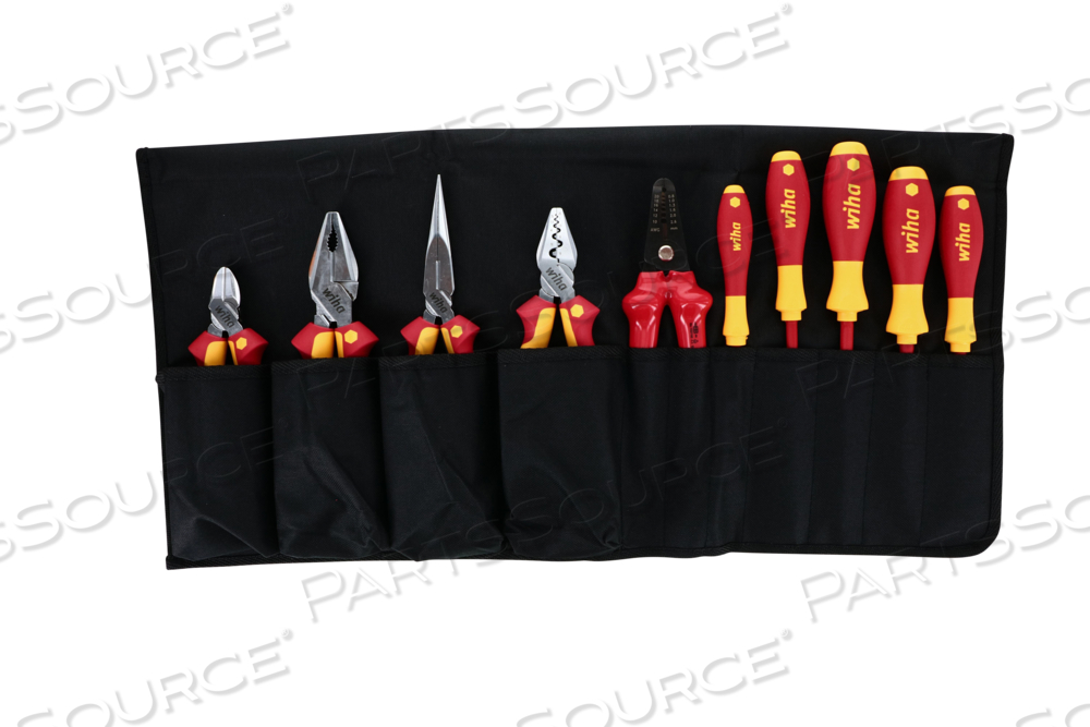 10 PIECE INSULATED PLIERS AND SCREWDRIVER SET by Wiha Tools