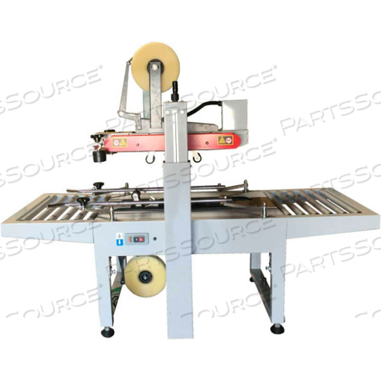 SEMI-AUTOMATIC CARTON SEALER, TOP & BOTTOM DRIVE BELT ADJUSTABLE by Sealer Sales
