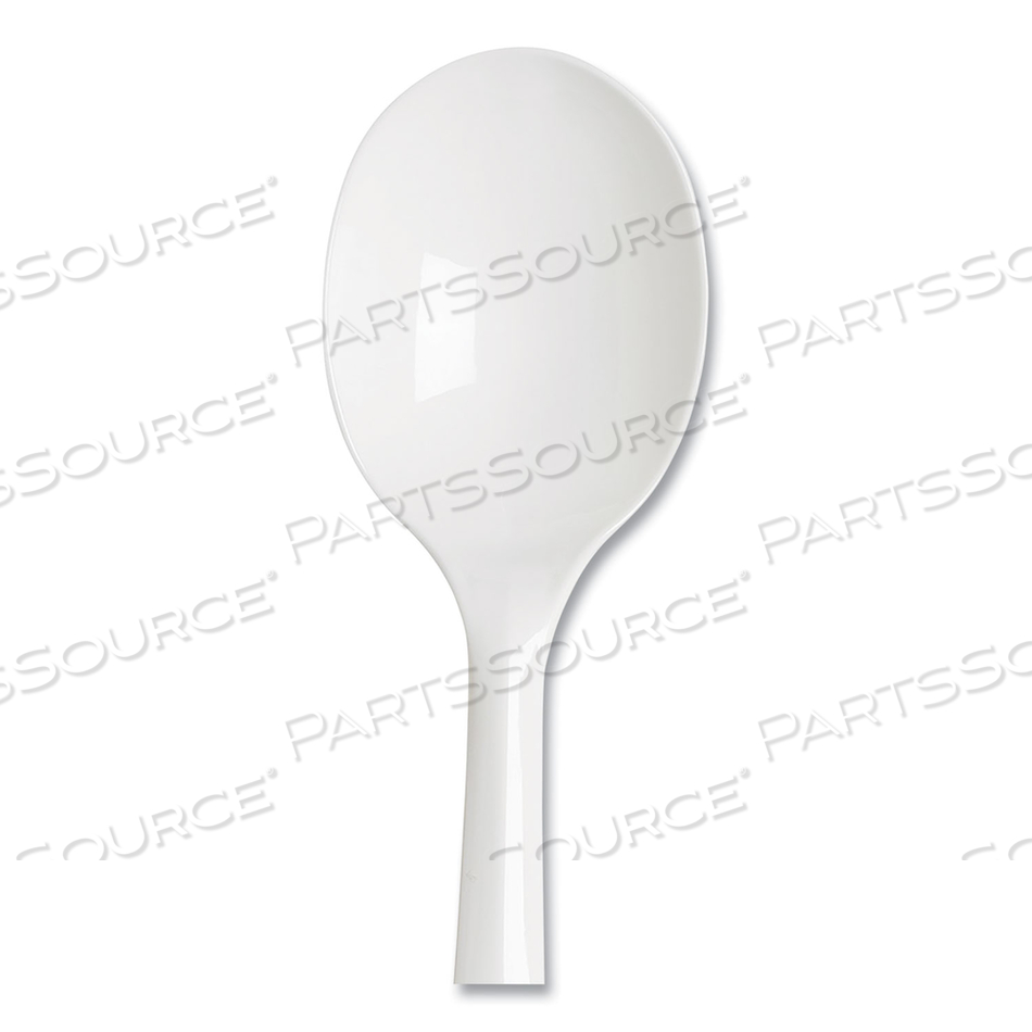 PLASTIC CUTLERY, MEDIUMWEIGHT SOUP SPOONS, WHITE by Dixie