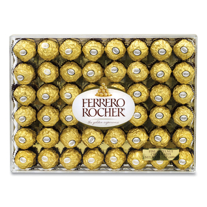 HAZELNUT CHOCOLATE DIAMOND GIFT BOX, 21.2 OZ, 48 PIECES by FERRERO ROCHER