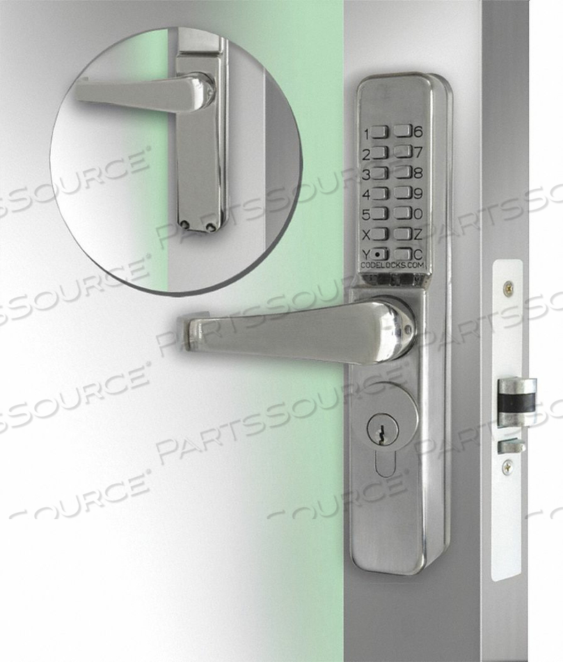 MECHANICAL LOCKSET STAINLESS STEEL LEVER by Codelocks MECHANICAL LOCKSET STAINLESS STEEL LEVER by Codelocks