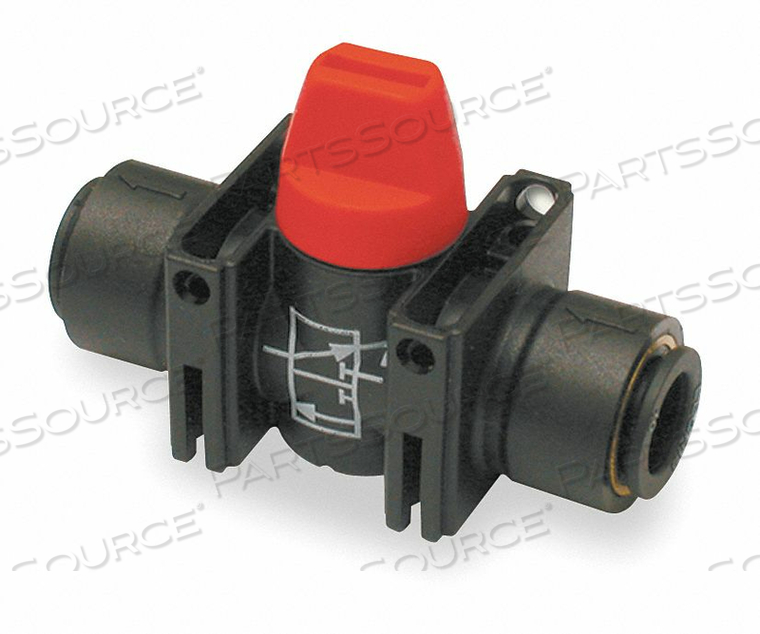 NYLON MINI BALL VALVE 1/4 IN by Legris NYLON MINI BALL VALVE 1/4 IN by Legris