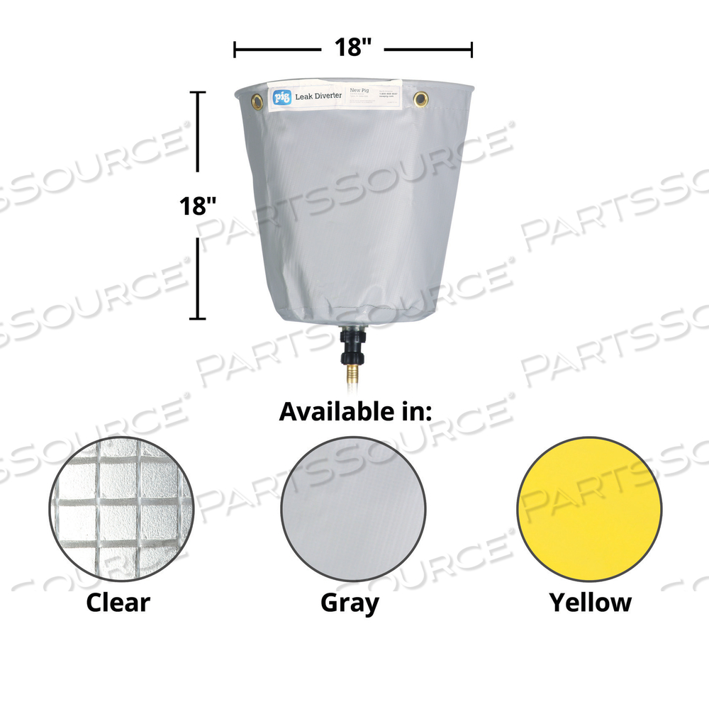 PIG PIPE LEAK DIVERTER TARP by New Pig Corporation PIG PIPE LEAK DIVERTER TARP by New Pig Corporation