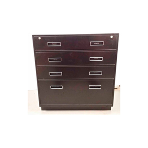 TELLER PEDESTAL CABINET - 3 DRAWERS & 1 LEGAL DRAWER 37"W X 19"D X 38-1/2"H GRAY by Fenco