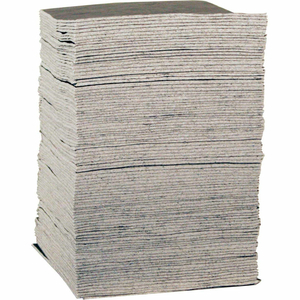 EVERSOAK MEDIUM-DUTY ABSORBENT PADS, 29 GALLON CAPACITY, 15" X 19", 100 PADS/CASE by Sellars Retail Dist Co
