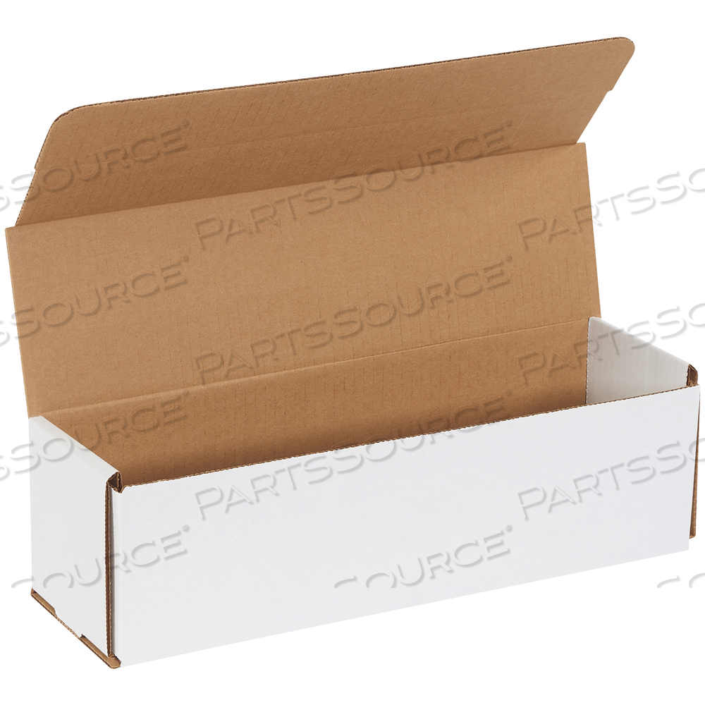 CORRUGATED MAILERS, 14" X 4" X 4", WHITE, 50/BUNDLE by BOX Partners (Box Acquisitions, LLC)