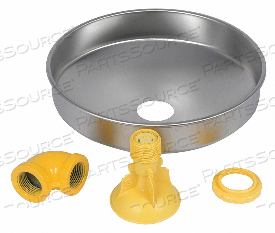 STAINLESS SHOWERHEAD 10 IN DIA by Bradley Corporation