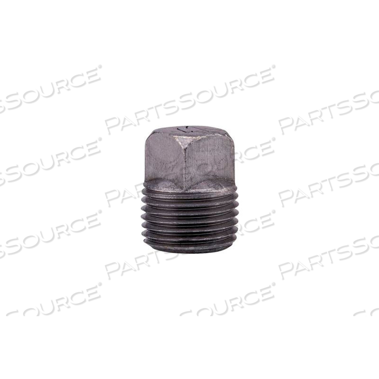 3-1/2 IN. BLACK MALLEABLE IRON SQ C/S PLUG 