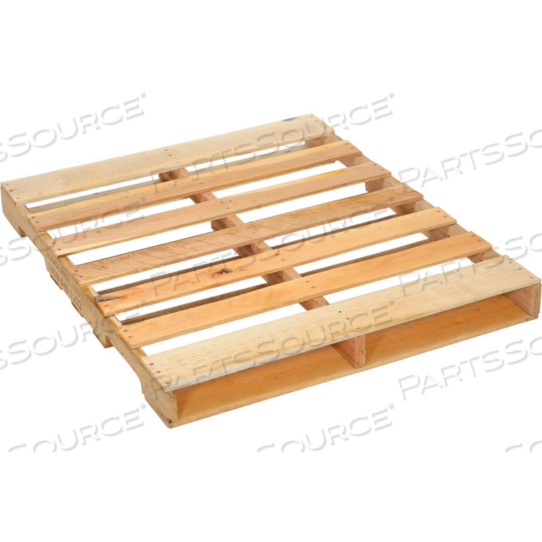 NEW HARD WOOD GMA PALLET, 48" X 40" X 4-1/2" by Cutler Brothers