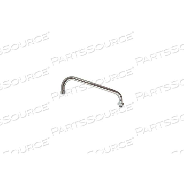 SPOUT, 12" (LEADFREE, SS) by Fisher Manufacturing