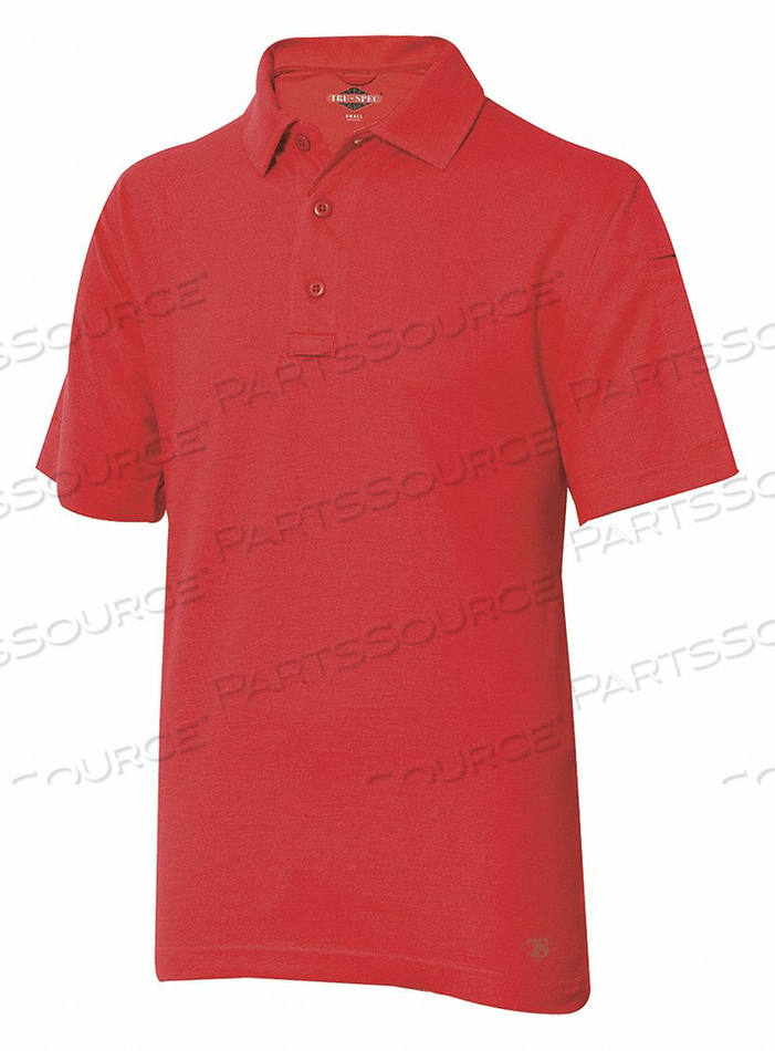 MENS TACTICAL POLO SIZE XS RANGE RED 