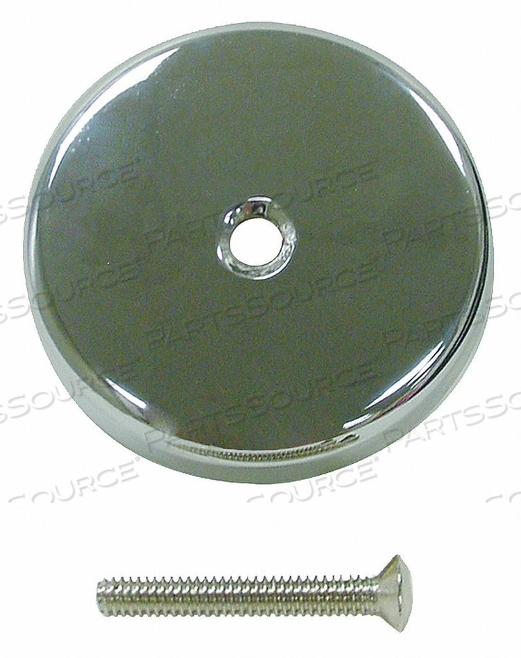 ONE-HOLE OVERFLOW PLATE BRASS by Kissler