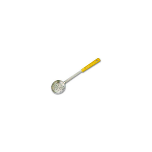 SPOONER, LADLE STYLE PERF. BOWL, 5 OZ., 3-1/2" DIA., GRIP HANDLE, YELLOW by American Metalcraft