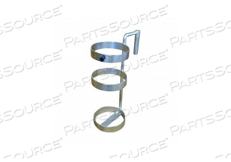 BED RACK, 3 SLOTS, 17 IN by FWF Medical Products (Welded Products Inc) 