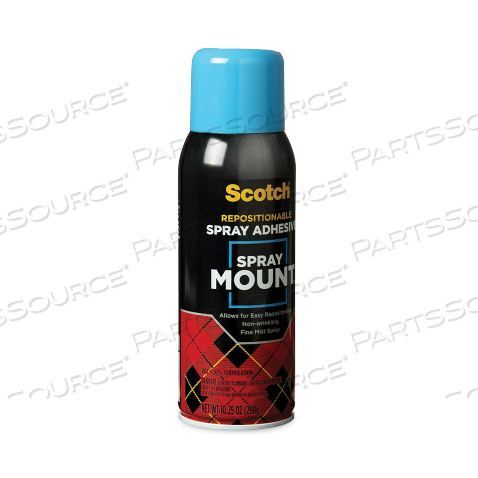 SPRAY MOUNT REPOSITIONABLE ADHESIVE, 10.25 OZ, DRIES CLEAR by 3M Consumer