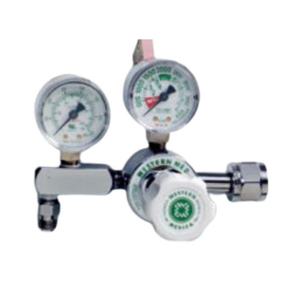 MIXTURE PRESSURE REGULATOR, BRASS, CHROME PLATED, 2 IN CONNECTION, 0 TO 100 PSI by Western Enterprises