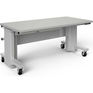 72" W X 30" D HEAVY DUTY ELECTRIC HEIGHT ADJUSTABLE WORKSTATION by Bostontec, Inc.