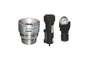 AIR AMPLIFIER KIT 0.75 IN INLET 8.9 CFM by Exair Corporation