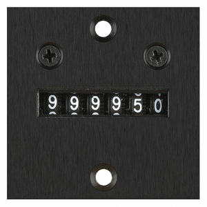 COUNTER 6 DIGIT PANEL MOUNT 24VDC by ENM