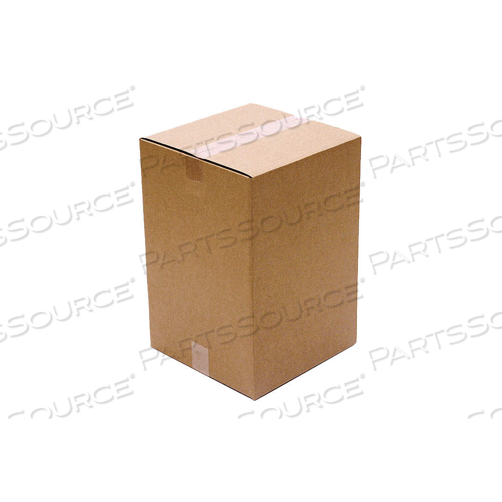 SHIPPING BOX, 12 IN INSIDE LG, 12 IN INSIDE WD, 14 IN INSIDE HT, 32 ECT, SINGLE WALL by Approved Vendor