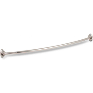 42 IN TO 74 IN ADJUSTABLE CURVED SHOWER ROD by Honey-Can-Do