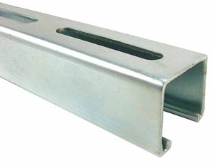 STRUT CHANNEL 1-5/8 W 10 FT L SILVER by Superstrut