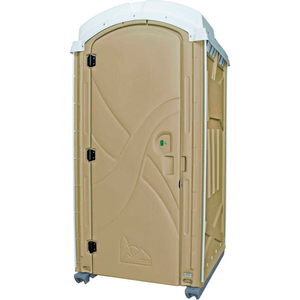 AXXIS PORTABLE RESTROOM, TAN 47"L X 43"W X 92"H by Poly Portables LLC