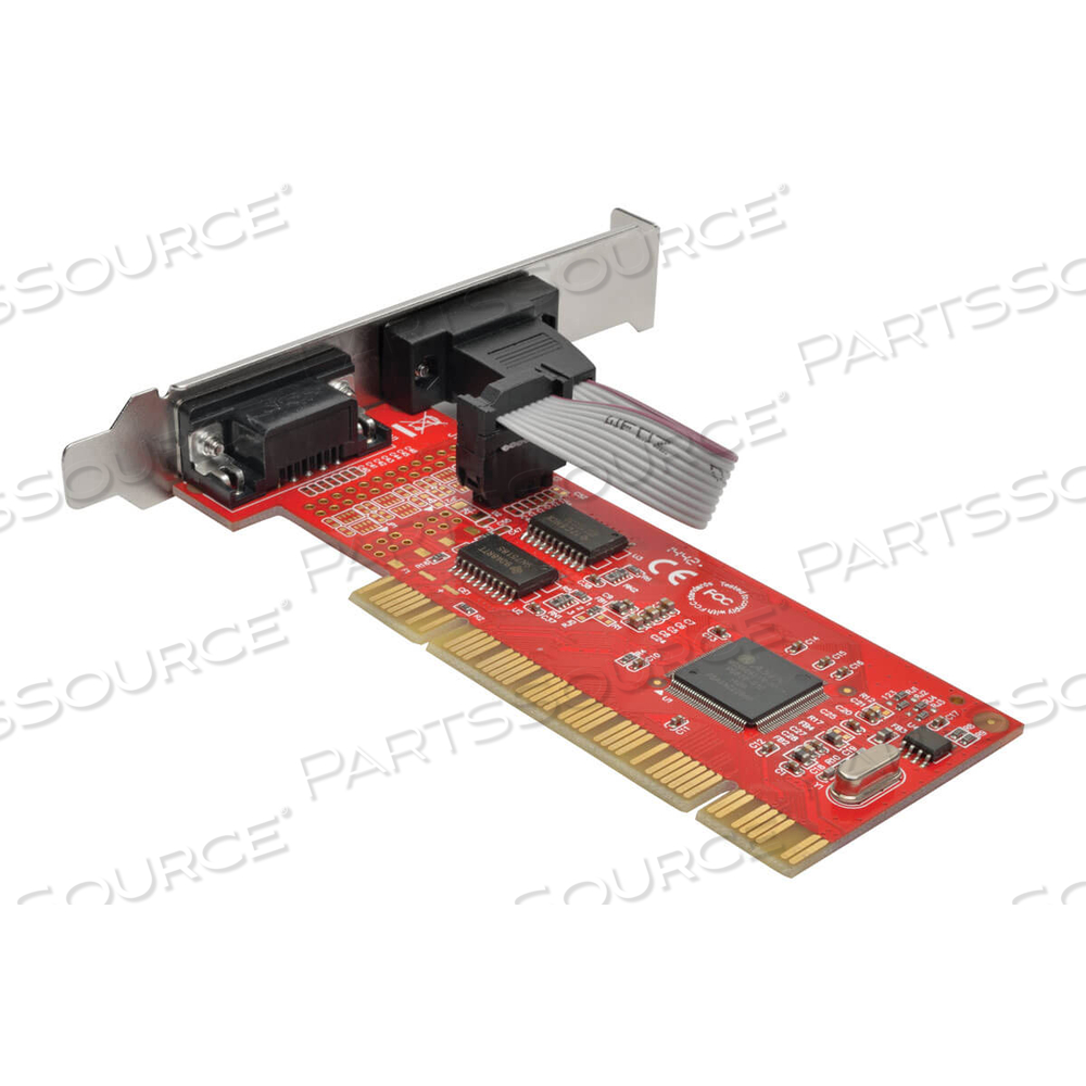 2-PORT SERIAL ADAPTER CARD DB9 RS232 PCI FULL PROFILE by Tripp Lite
