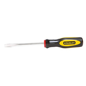 60-004B STANLEY SLOTTED SCREWDRIVER,STANDARD BLADE,1/4",L 4" by Stanley