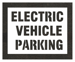 PAVEMENT STENCIL 46 H 58 W 0.125 THICK by RAE Products & Chemicals Corp.