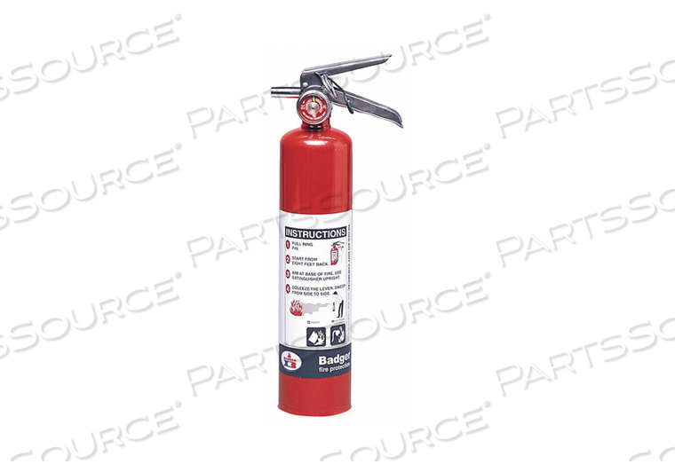 FIRE EXTINGUISHER DRY CHEMICAL 2.75LB BC by Badger FIRE EXTINGUISHER DRY CHEMICAL 2.75LB BC by Badger