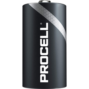 BATTERY, PROCELL, D, ALKALINE, 1.5V, 17000 MAH by Duracell