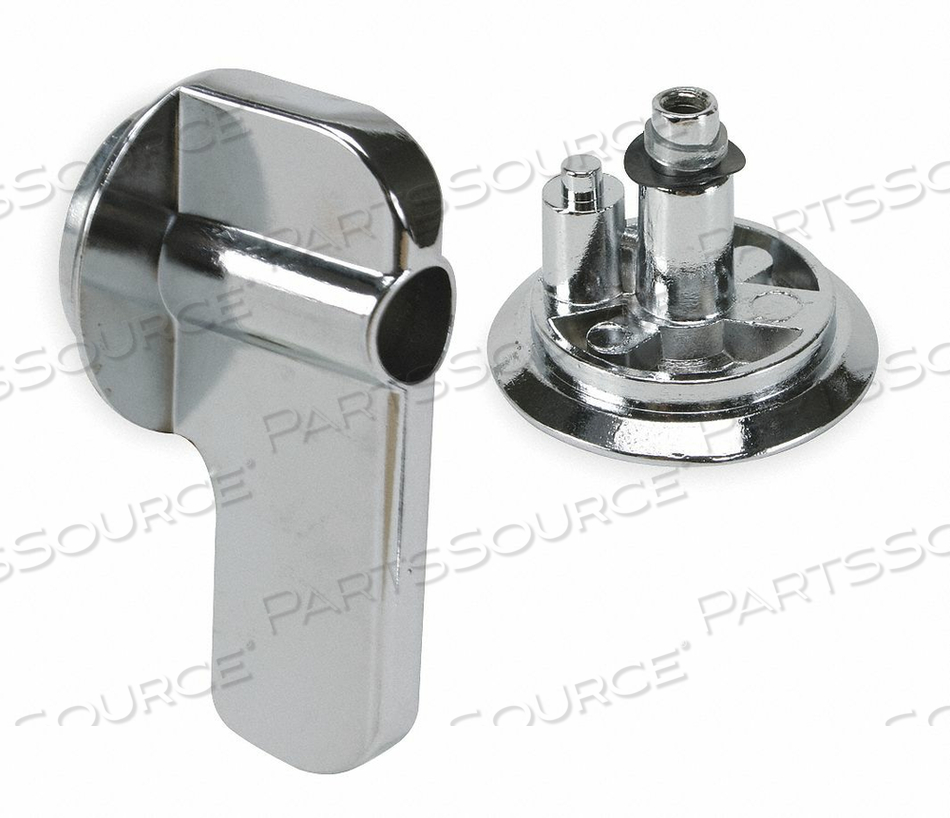 ADA CONCEALED LATCH KNOBS ZAMAC 1.5 IN H by Global Partitions