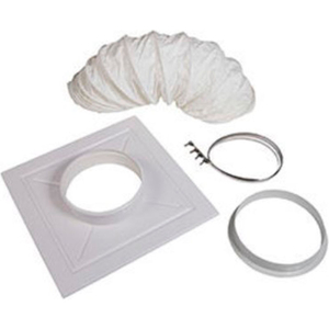 SINGLE 8' DUCT CEILING KIT WITH A STAINLESS STEEL FLANGE FOR BIOAIR by Kwikool SINGLE 8' DUCT CEILING KIT WITH A STAINLESS STEEL FLANGE FOR BIOAIR by Kwikool