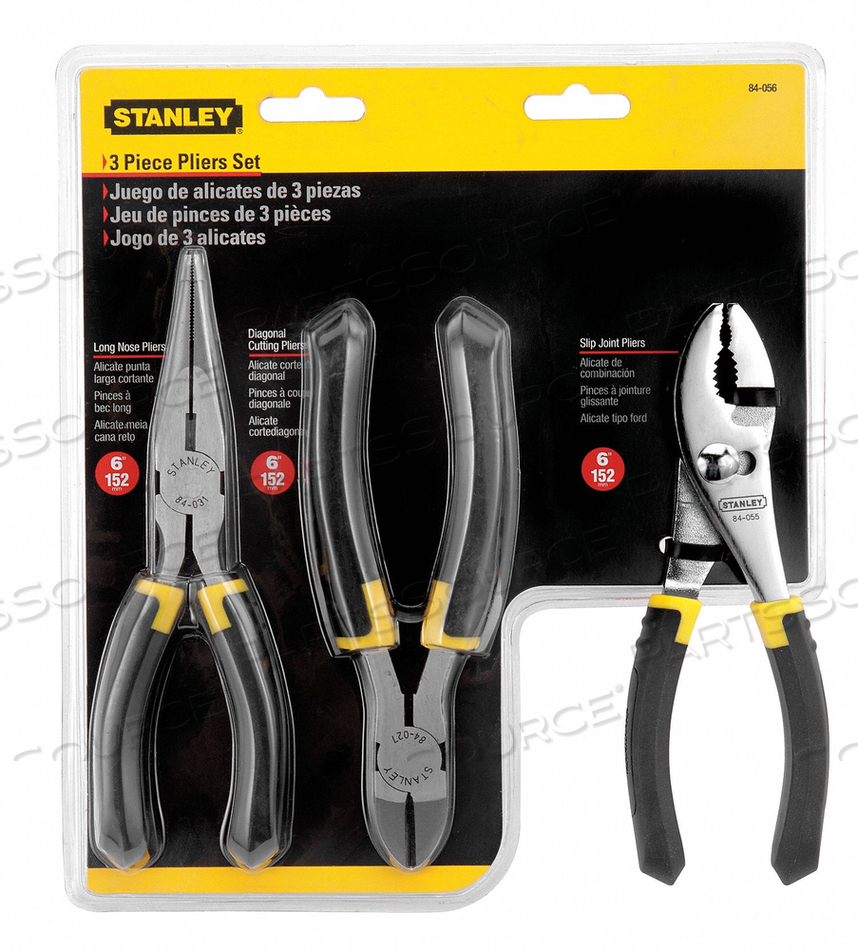 PLIER SET ERGONOMIC 3 PCS by Stanley PLIER SET ERGONOMIC 3 PCS by Stanley