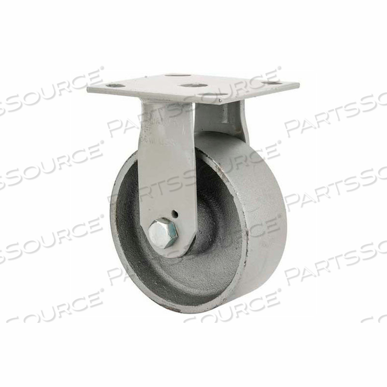 SANITATION CONTAINER RIGID CASTER - SEMI-STEEL 6" DIA. - 1200 LB. CAP. by Fairbanks Scale