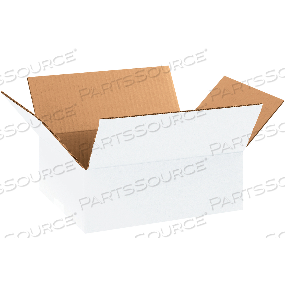 CORRUGATED BOXES, 11 1/4" X 8 3/4" X 4", WHITE, 25/BUNDLE by BOX Partners (Box Acquisitions, LLC)