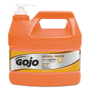 NATURAL ORANGE SMOOTH HAND CLEANER, CITRUS SCENT, 1 GAL PUMP DISPENSER by Gojo NATURAL ORANGE SMOOTH HAND CLEANER, CITRUS SCENT, 1 GAL PUMP DISPENSER by Gojo